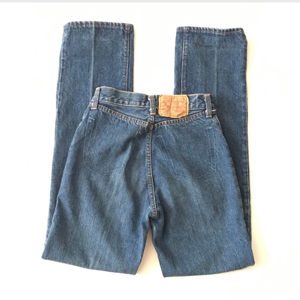 1990s LEVIS 501 Button Fly Vintage Denim // Size 24” Waist